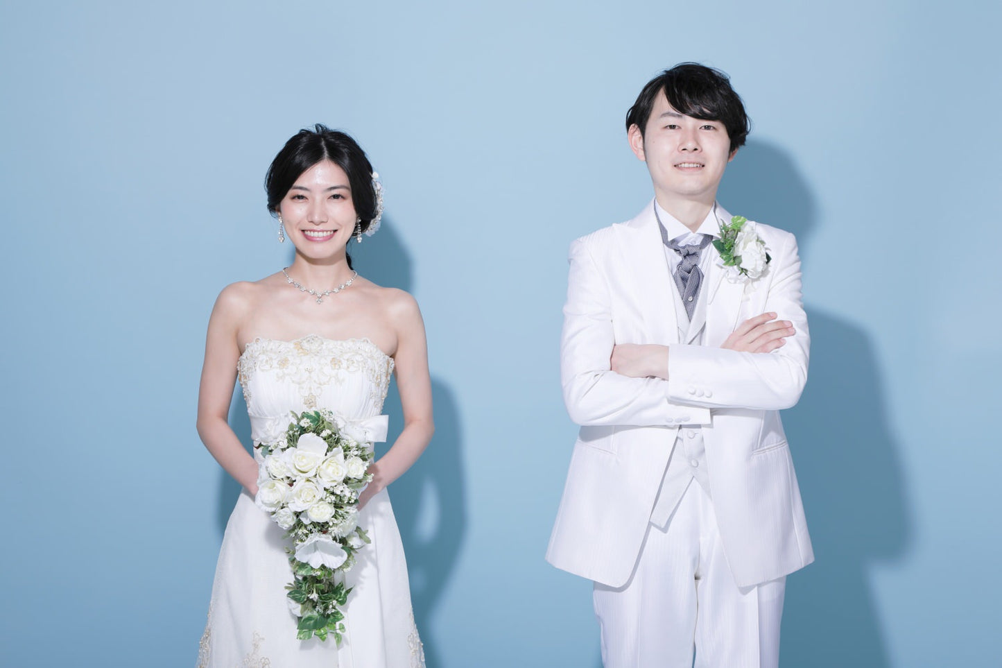 【豪華プラン】　洋装1着×和装1着　台紙付六切写真2枚orデータ2カットプラン　【結婚式　写真　フォト　撮影】