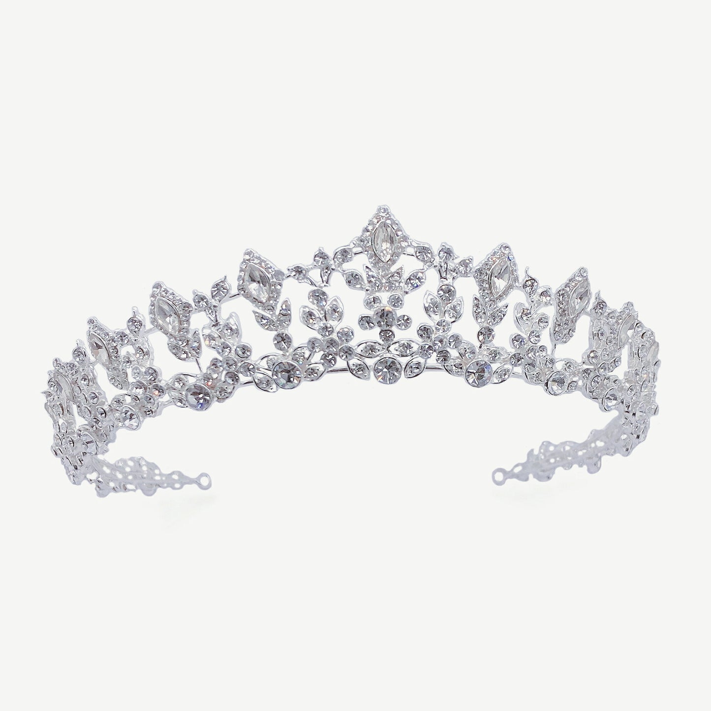 【正規品】Ivory & Co. アイボリー・アンド・コー Julietta ジュリエッタ ブライダルティアラ クリスタル シルバー 結婚式 アクセサリー (IC-T14)【結婚式　アクセサリー　ティアラ　ヘッドドレス　ヘアアクセサリー】