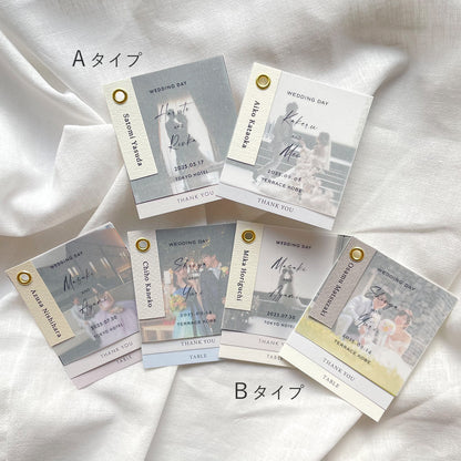 席札+メッセージカード “Index mini”|Aタイプ【結婚式 ペーパー 席札】