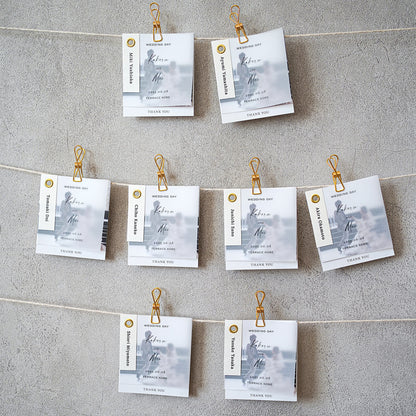 席札+メッセージカード “Index mini”|Aタイプ【結婚式 ペーパー 席札】