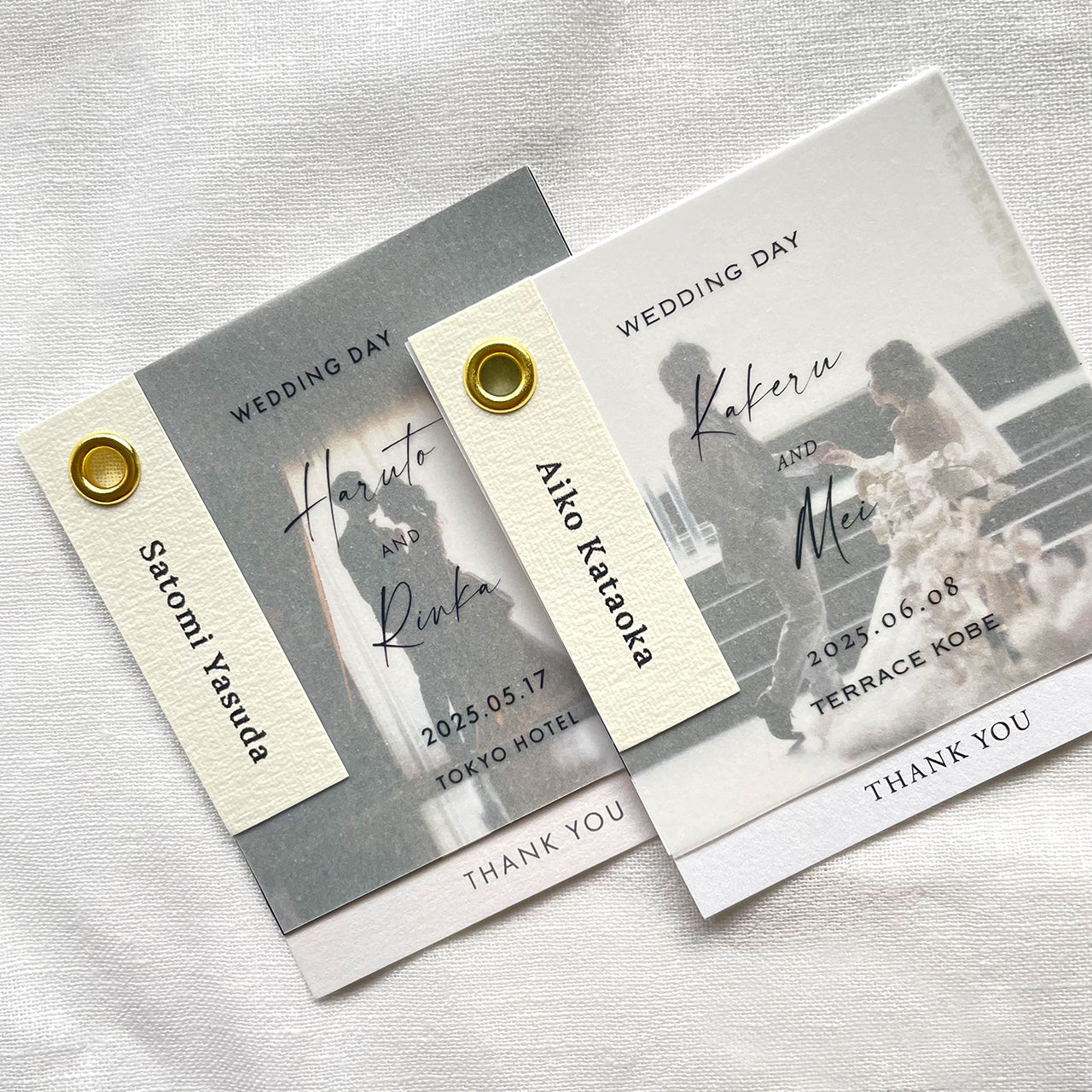 席札+メッセージカード “Index mini”|Aタイプ【結婚式 ペーパー 席札】