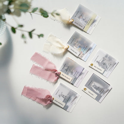 席札+メッセージカード “Index mini”|Aタイプ【結婚式 ペーパー 席札】