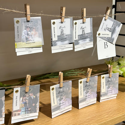 席札+メッセージカード+エスコートカード “Index mini”|Bタイプ【結婚式 ペーパー 席札】