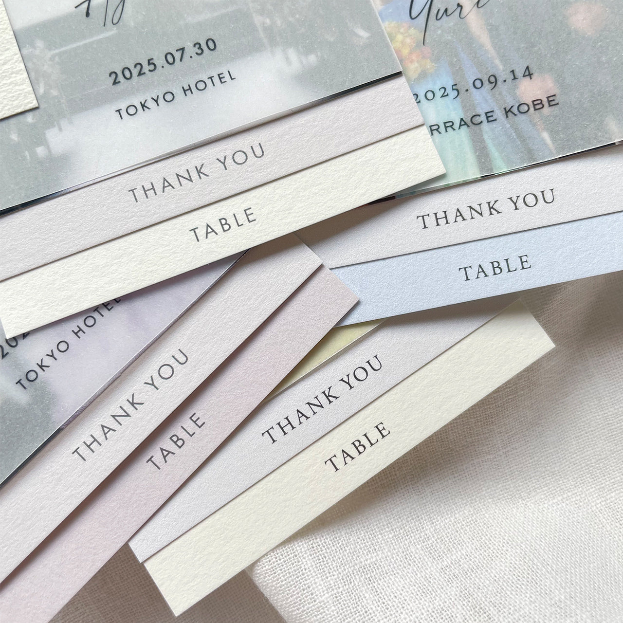 席札+メッセージカード+エスコートカード “Index mini”|Bタイプ【結婚式 ペーパー 席札】