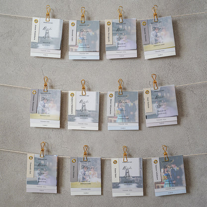 席札+メッセージカード+エスコートカード “Index mini”|Bタイプ【結婚式 ペーパー 席札】