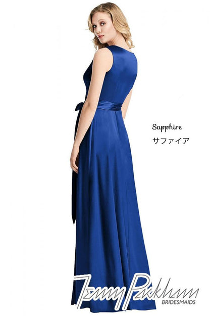JP1026 Jenny Packham ジェニーパッカム ブライズメイド サテン ロングドレス 40色 【結婚式 ブライズメイド アッシャー オーダーメイド】
