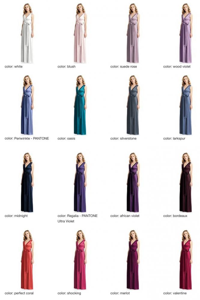 JP1026 Jenny Packham ジェニーパッカム ブライズメイド サテン ロングドレス 40色 【結婚式 ブライズメイド アッシャー オーダーメイド】