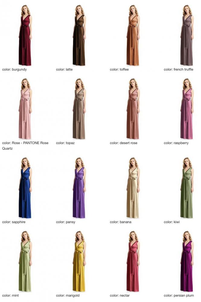 JP1026 Jenny Packham ジェニーパッカム ブライズメイド サテン ロングドレス 40色 【結婚式 ブライズメイド アッシャー オーダーメイド】