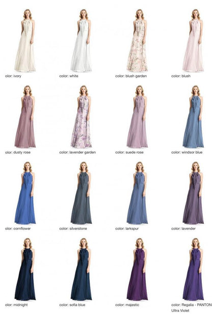 JP1029 Jenny Packham ジェニーパッカム ブライズメイド ホルターネック ロングドレス 79色 【結婚式 ブライズメイド アッシャー オーダーメイド】