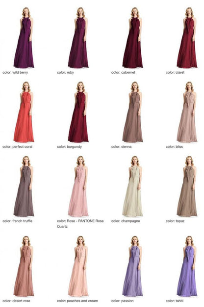 JP1029 Jenny Packham ジェニーパッカム ブライズメイド ホルターネック ロングドレス 79色 【結婚式 ブライズメイド アッシャー オーダーメイド】