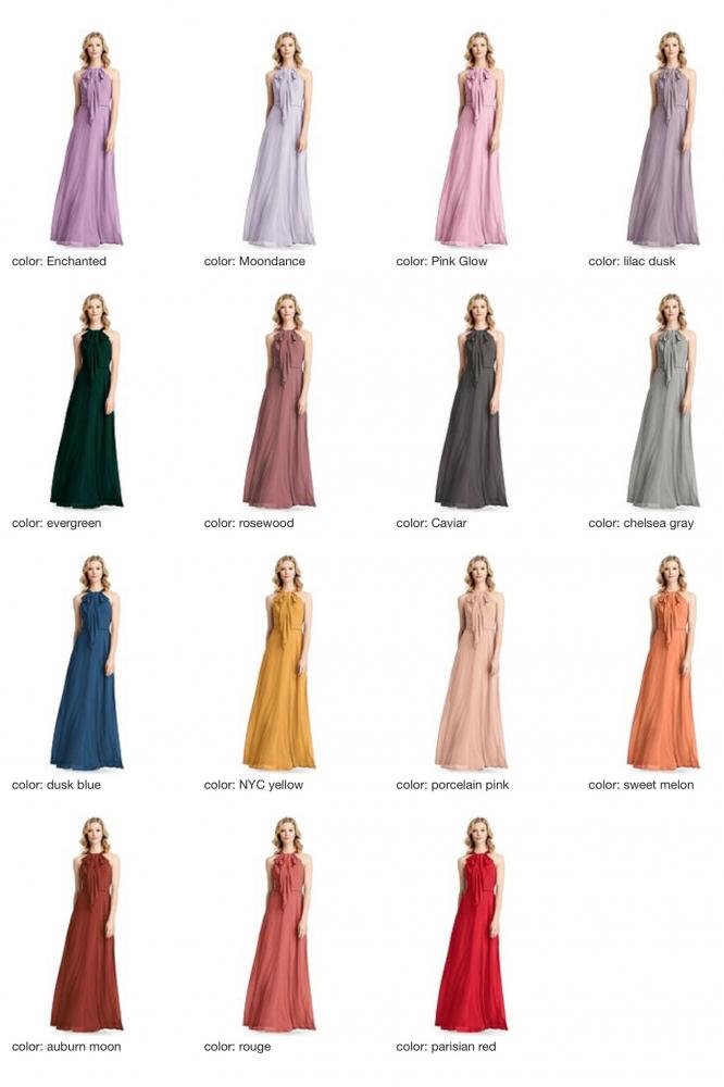 JP1029 Jenny Packham ジェニーパッカム ブライズメイド ホルターネック ロングドレス 79色 【結婚式 ブライズメイド アッシャー オーダーメイド】