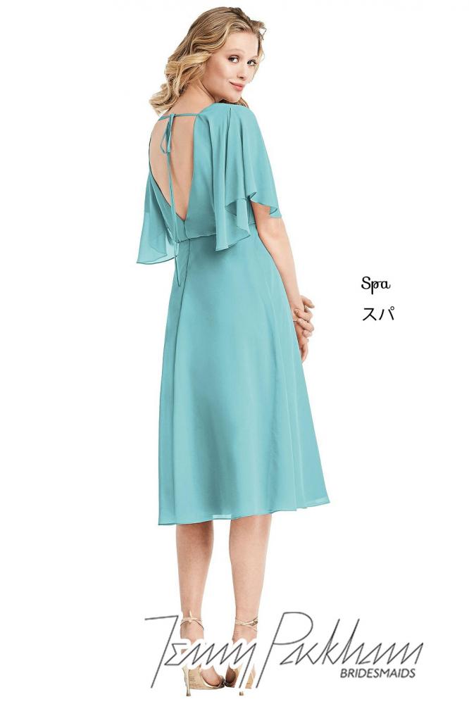 JP1030 Jenny Packham ジェニーパッカム ブライズメイド ドルマンスリーブ ショートドレス 79色 【結婚式 ブライズメイド アッシャー オーダーメイド】
