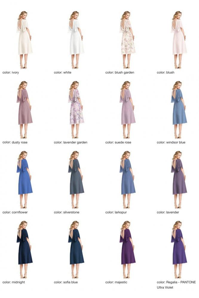 JP1030 Jenny Packham ジェニーパッカム ブライズメイド ドルマンスリーブ ショートドレス 79色 【結婚式 ブライズメイド アッシャー オーダーメイド】