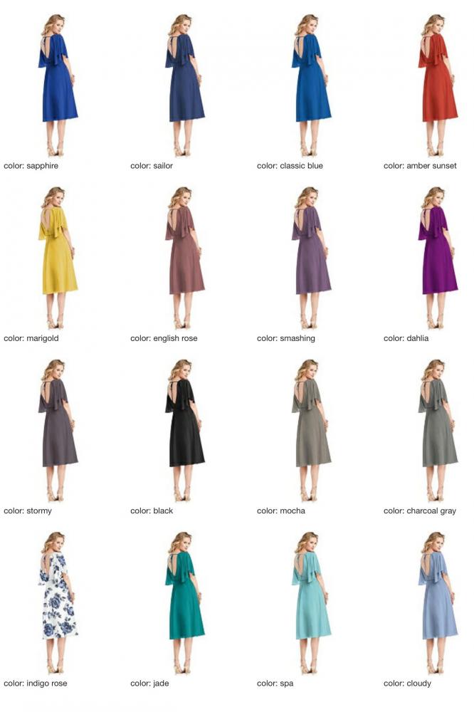 JP1030 Jenny Packham ジェニーパッカム ブライズメイド ドルマンスリーブ ショートドレス 79色 【結婚式 ブライズメイド アッシャー オーダーメイド】