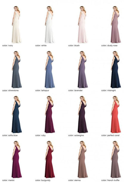 jp1032 ジェニーパッカム ブライズメイド ロングドレス 43色 【結婚式 ブライズメイド アッシャー オーダーメイド】