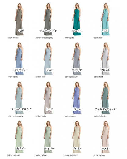 JP1034 Jenny Packham ジェニーパッカム ブライズメイド ロングドレス 79色 【結婚式 ブライズメイド アッシャー オーダーメイド】