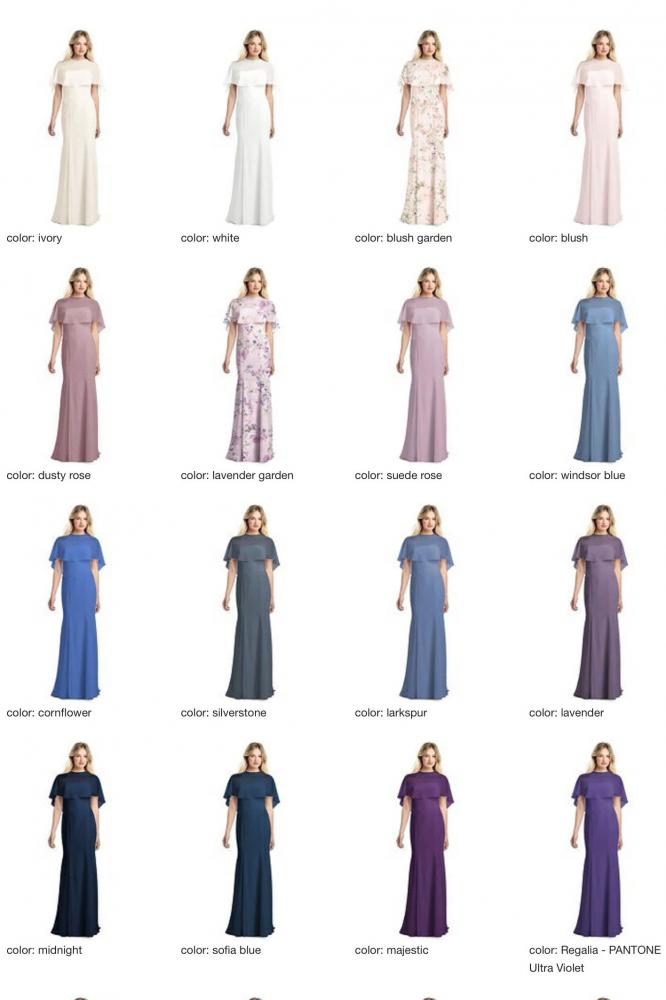 JP1038 Jenny Packham ジェニーパッカム ブライズメイド ロングドレス 79色 【結婚式 ブライズメイド アッシャー オーダーメイド】