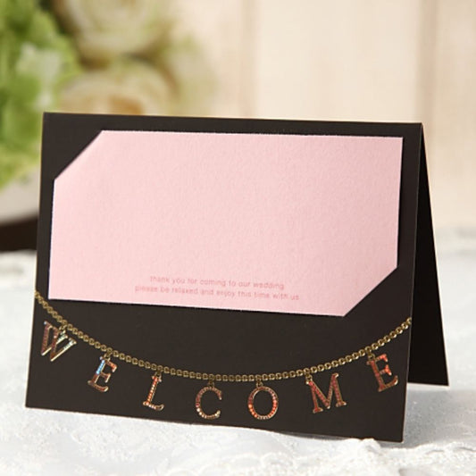 席札 ジュリエッタ ゴールド 12名様セット【結婚式 ペーパー 席札】