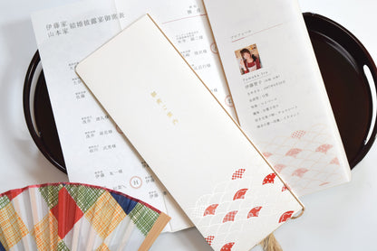 【結婚式 席次表 大人数専用】神楽 (印刷込み)【結婚式 ペーパー 席次表】