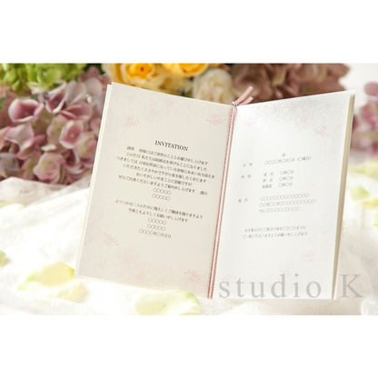 招待状セット カノン【結婚式 ペーパー 招待状】