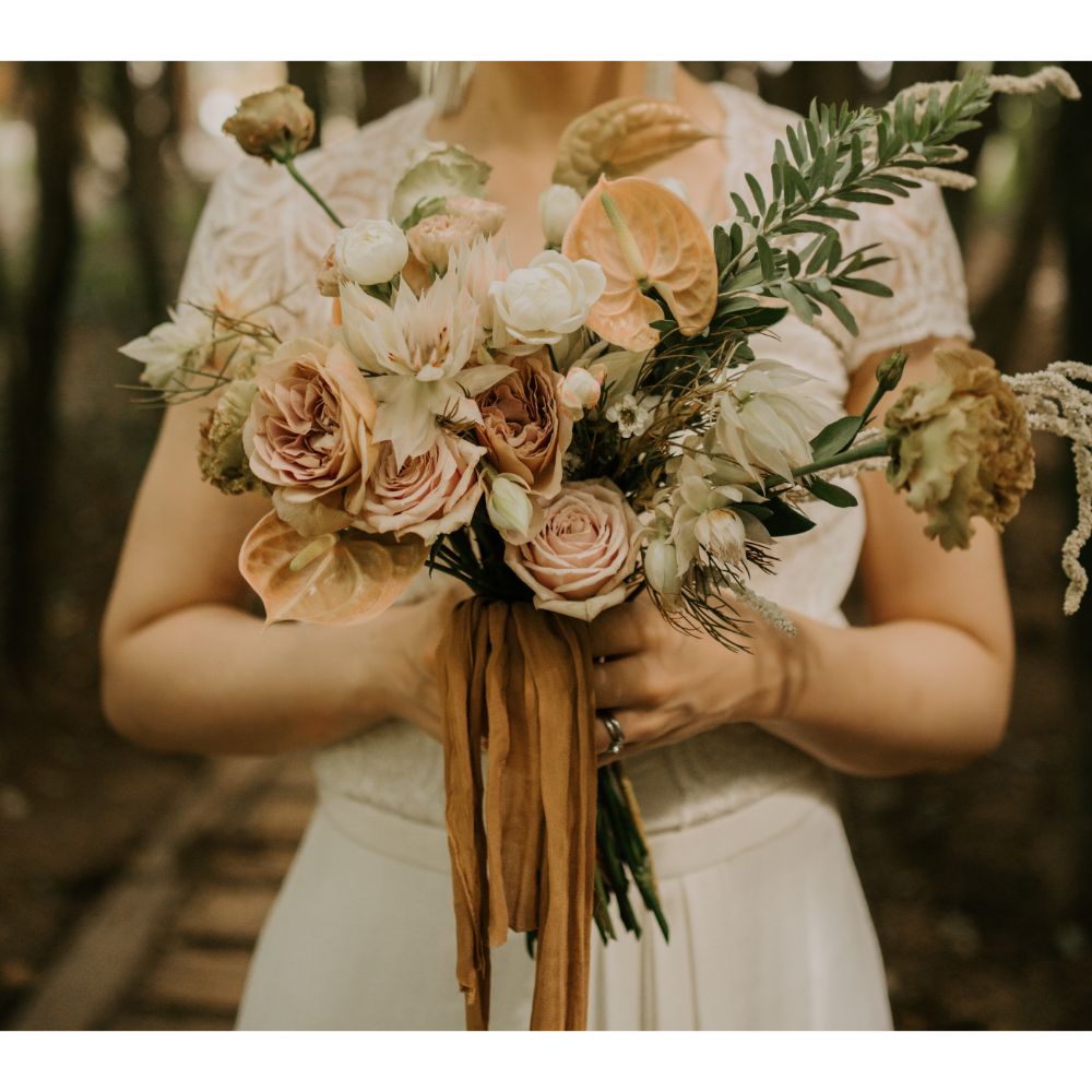 【オーダーメイド(画像参考・打ち合わせ可)】都内近郊お届け無料 生花ブーケ 【結婚式 フラワー 生花 ブーケ ブートニア オーダーメイド】