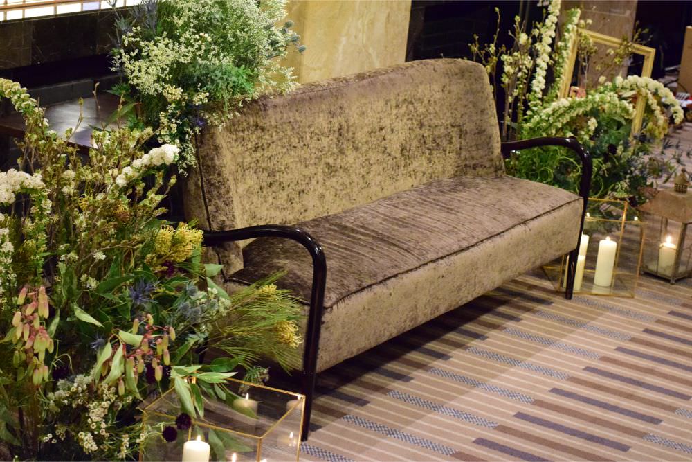 メイン ソファー周り装飾 【結婚式 フラワー 会場装花】