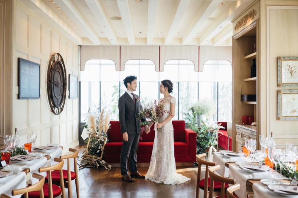 メイン　ソファー周り装飾　【結婚式　フラワー　会場装花】