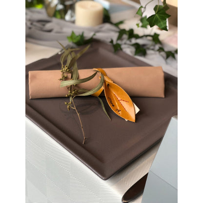 【結婚式 席札】レザーネームタグ “リーフ” CORDY限定【結婚式 ペーパー 席札】