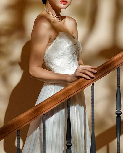 【オーダーレンタル】emeth parisウェディングドレス 【ウェディングドレス レンタル】