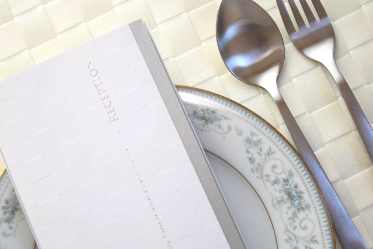 【結婚式 席次表 大人数専用】ルーチェ ホワイト (印刷込み)【結婚式 ペーパー 席次表】