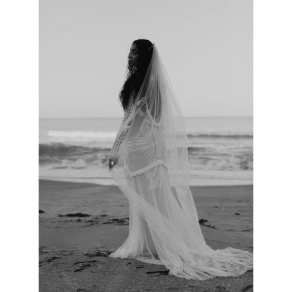 【A.B. ELLIE (エイビーエリー)】LUNA エレガントソフトチュール ウェディングベール 【結婚式 ベール】