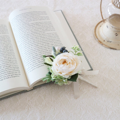 【造花】ラナンキュラスとローズのブーケ&ブートニアset 【結婚式 フラワー 造花 ブーケ ブートニア】