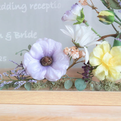 フレームウェルカムボード【ラナンキュラス 結婚式】