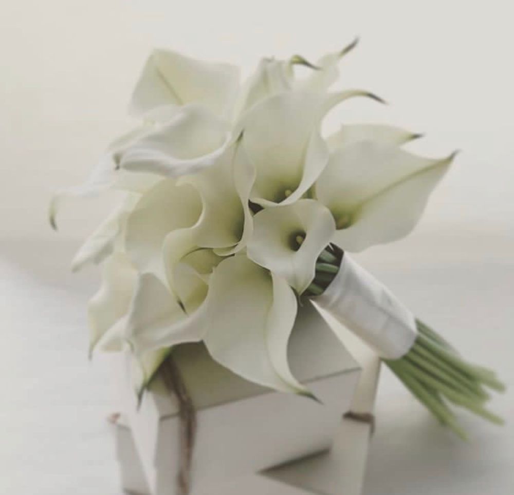【生花】SIB bouquet/white X green 【結婚式 フラワー 生花 ブーケ ブートニア】