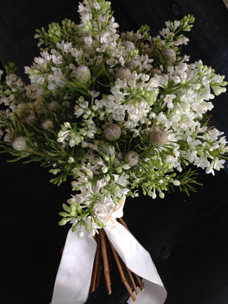 【生花】SIB bouquet natural / white X green　【結婚式　フラワー　生花　ブーケ　ブートニア】