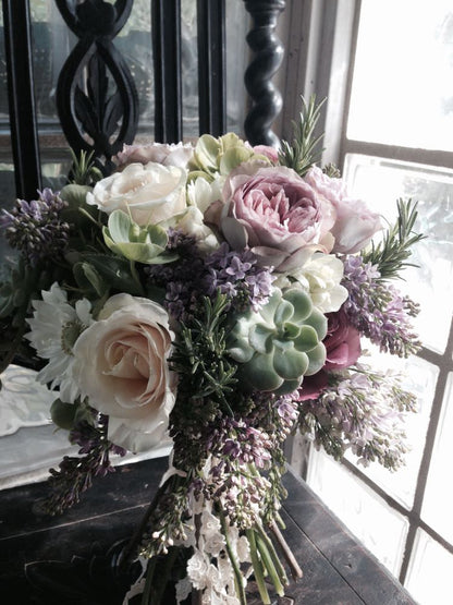 【生花】SIB bouquet natural / coloured 【結婚式 フラワー 生花 ブーケ ブートニア】