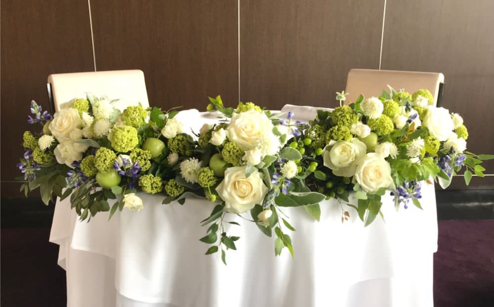 SIB wedding deco natural / メインテーブル 【結婚式 フラワー 会場装花】