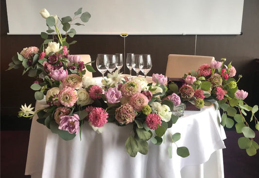 SIB wedding deco vintage / メインテーブル 【結婚式 フラワー 会場装花】