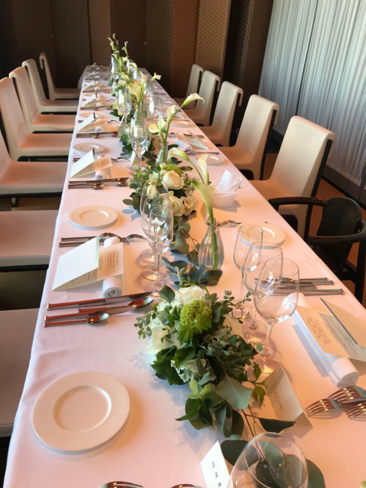 SIB wedding deco / 流しテーブル 【結婚式 フラワー 会場装花】