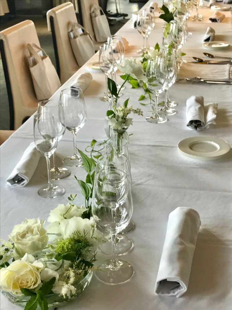 SIB wedding deco / 流しテーブル 【結婚式 フラワー 会場装花