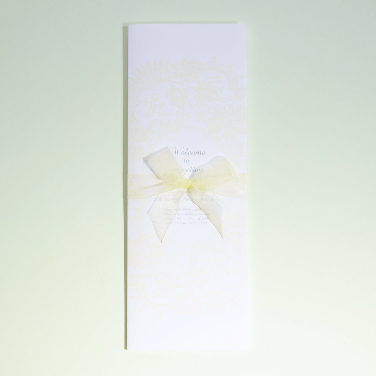 席順表 (印刷込み) マシェリ イエロー 結婚式 席順表【結婚式 ペーパー 席次表】