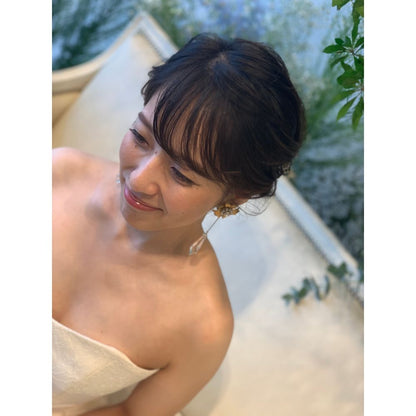 【洋装2着】スタンダードプラン《終日サポートで安心プラン》 【結婚式 ヘアメイク 新郎 新婦】