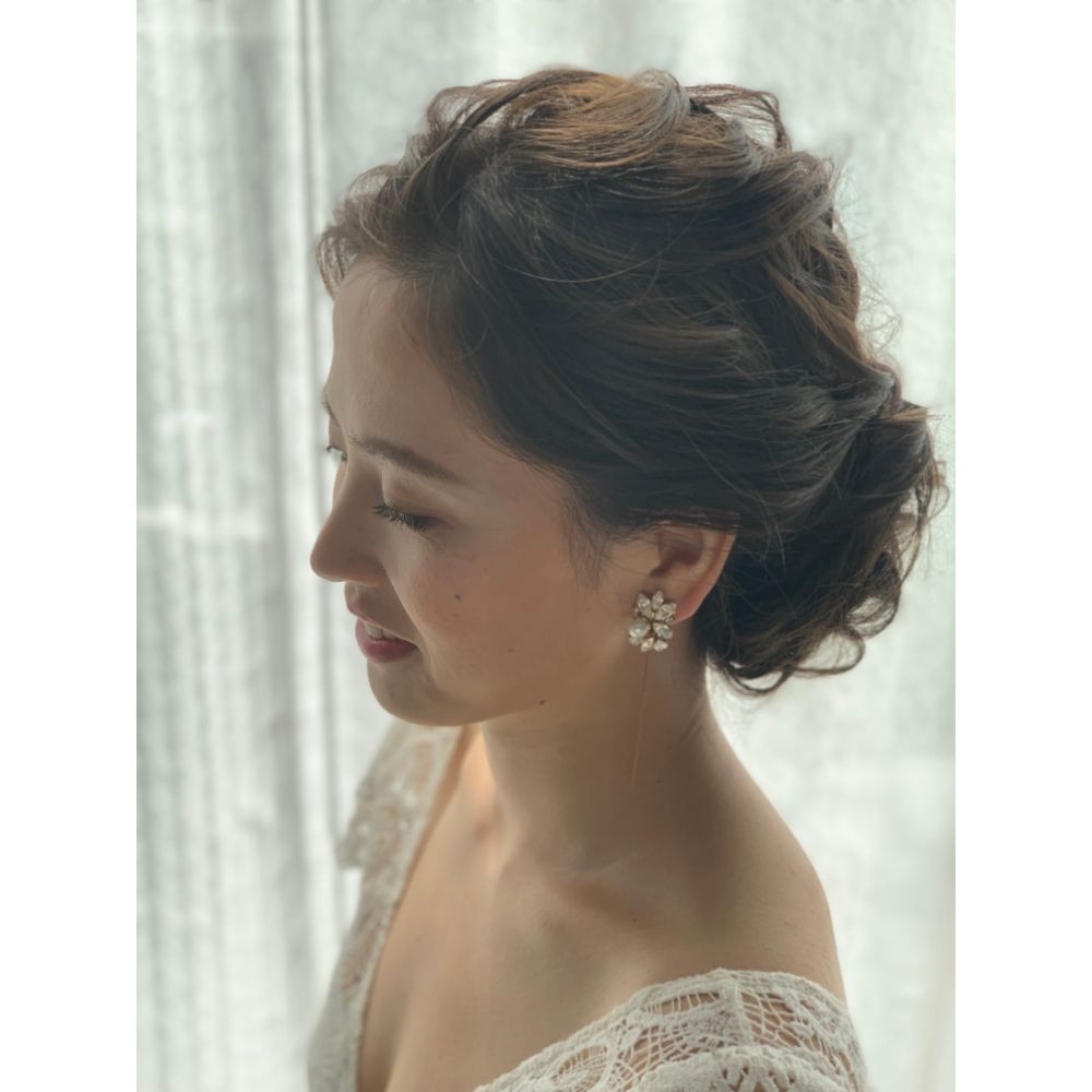 【洋装2着】スタンダードプラン《終日サポートで安心プラン》 【結婚式 ヘアメイク 新郎 新婦】