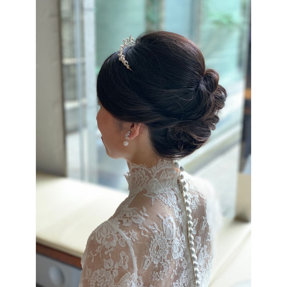 【洋装2着】スタンダードプラン《終日サポートで安心プラン》 【結婚式 ヘアメイク 新郎 新婦】