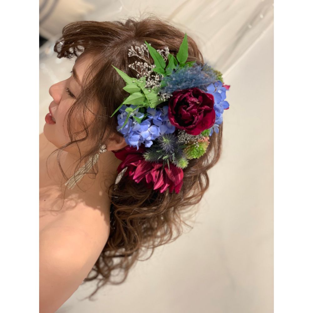 【洋装2着】スタンダードプラン《終日サポートで安心プラン》 【結婚式 ヘアメイク 新郎 新婦】