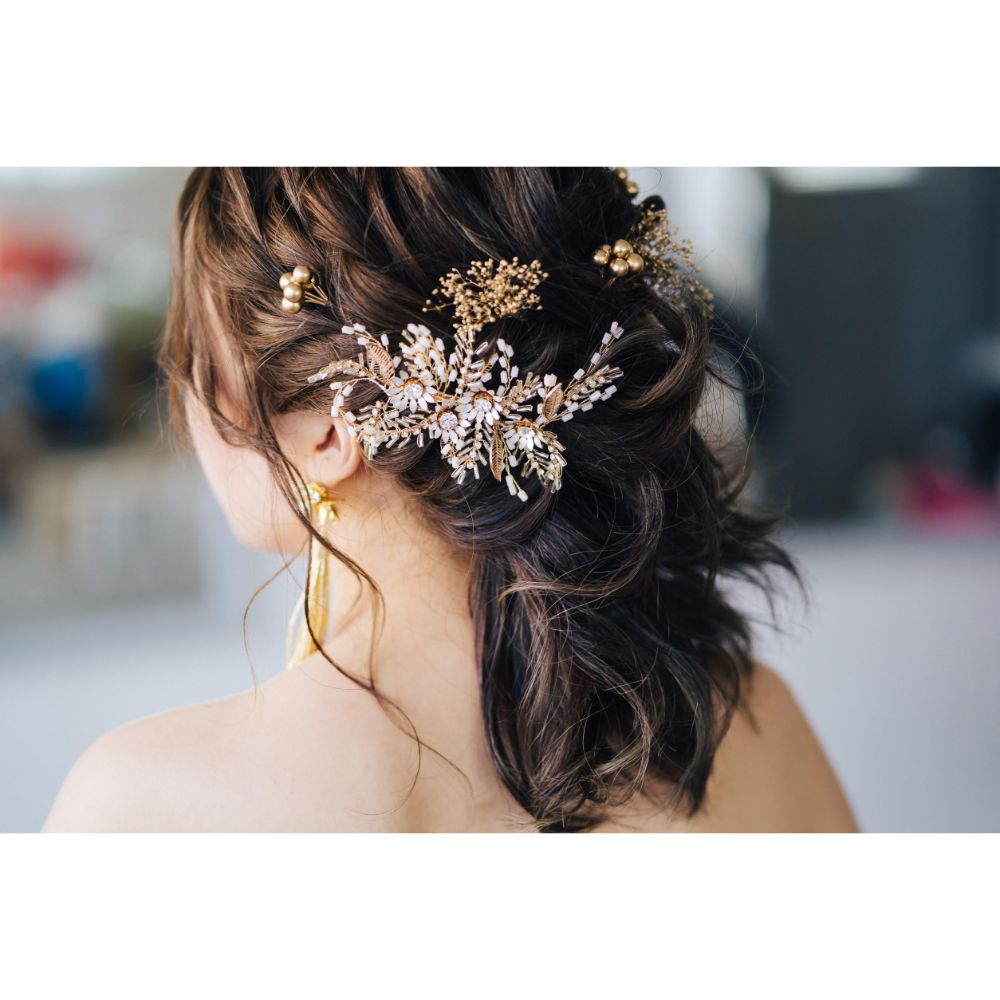 【洋装2着】スタンダードプラン《終日サポートで安心プラン》 【結婚式 ヘアメイク 新郎 新婦】