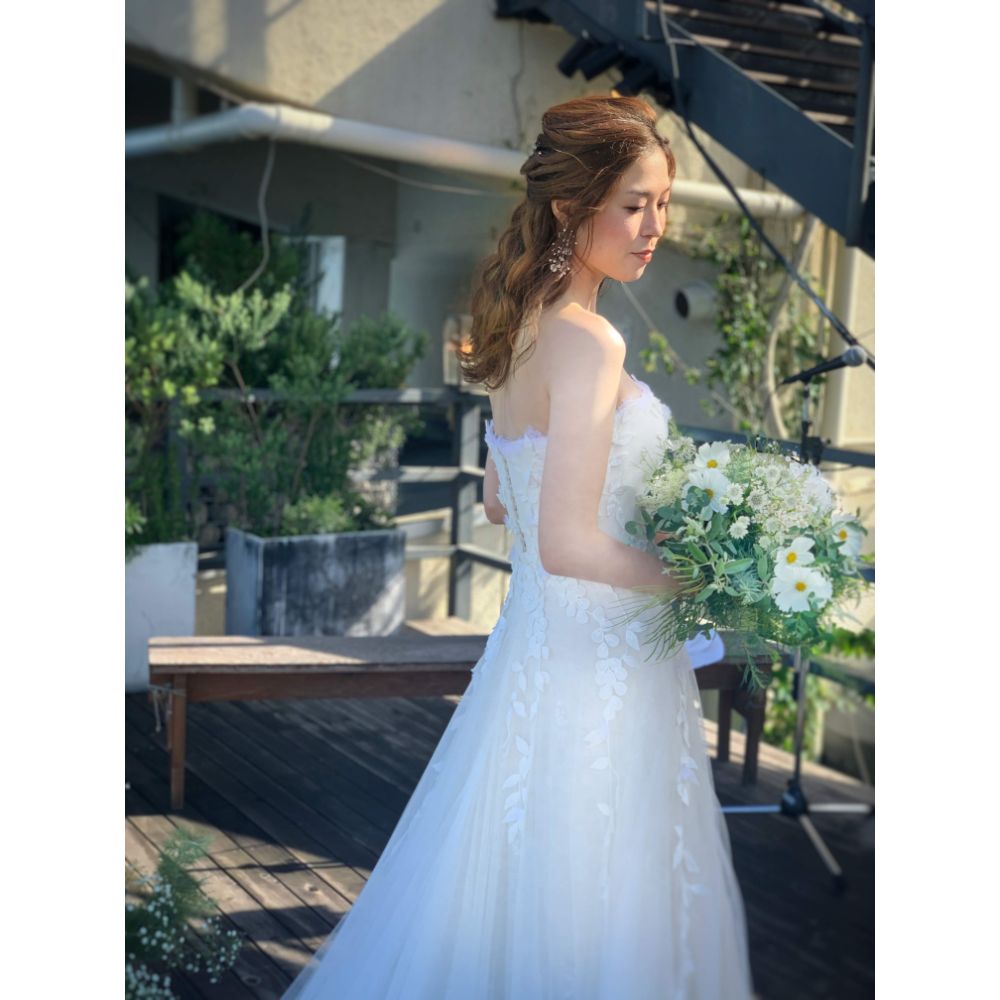 【洋装】10時間プラン 《終日サポートで安心プラン》 【結婚式 ヘアメイク 新郎 新婦】