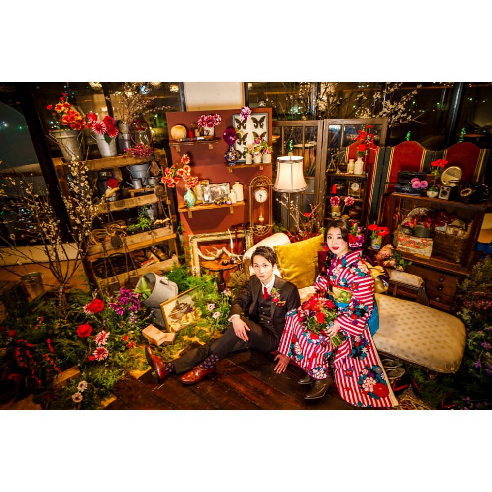 【和装1着・洋装1着】スタイルプラン 【結婚式 ヘアメイク 和装着付け】