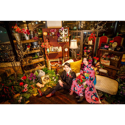 【和装1着・洋装1着】スタイルプラン 【結婚式 ヘアメイク 和装着付け】