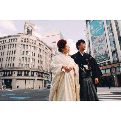 【フォトウェディング】東京都 平日限定【和装ロケーションフォトプラン】 【結婚式 ヘアメイク 和装着付け】